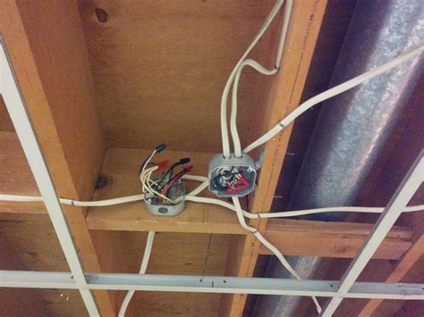 ceiling electrical box to joist|install ceiling box between joists.